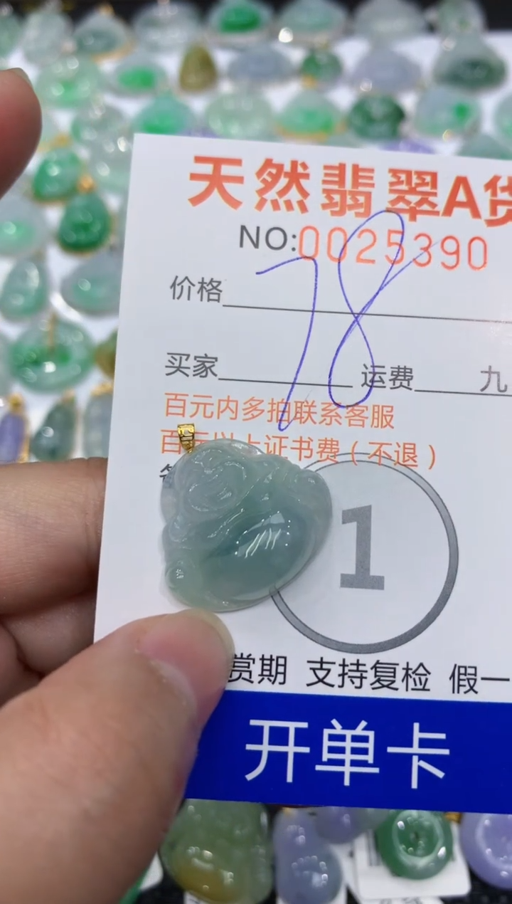 【闪购商品】翡翠颈饰18K金镶嵌111111111111