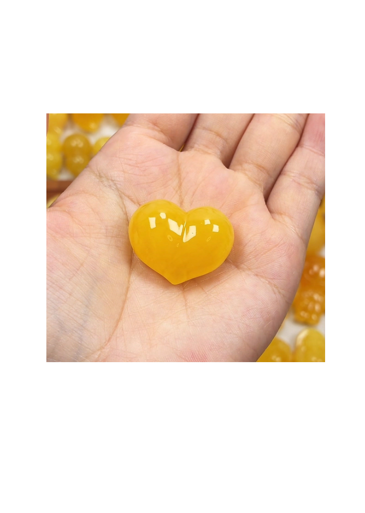 天然原矿焦皮料浓蜡妖花蜜蜡屁桃爱心