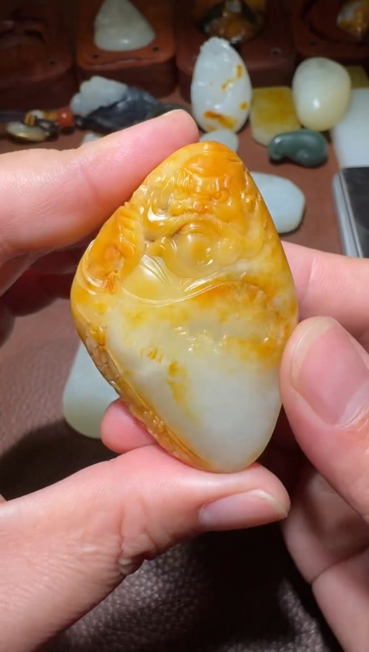 未镶嵌和田玉挂件沐*和田玉