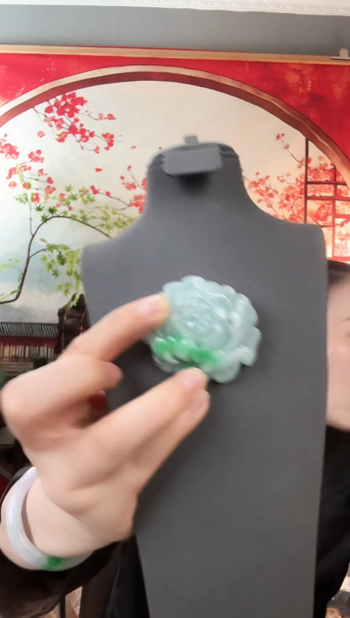 大聖推荐款花开富贵吊坠