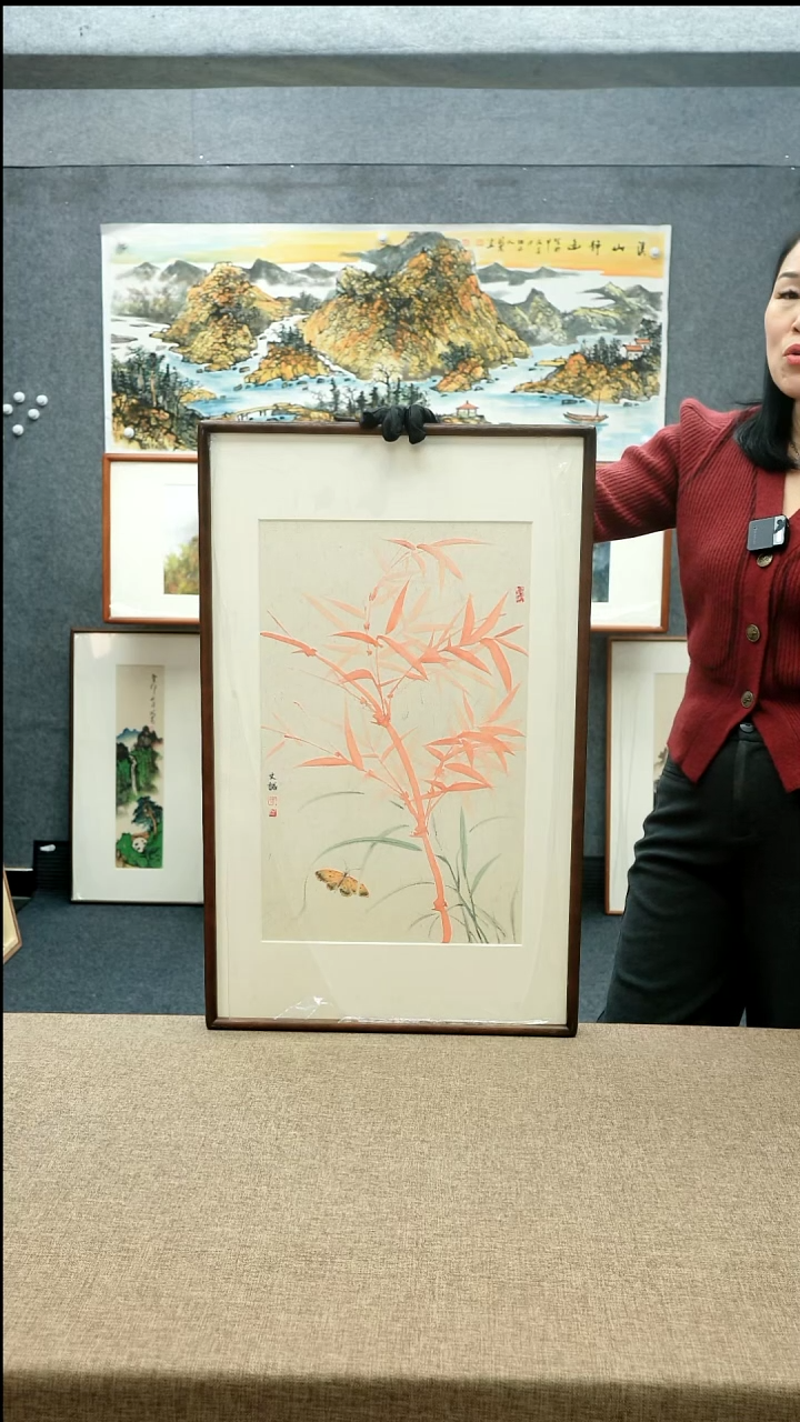 【闪购商品】国画48*77文诚老师花鸟