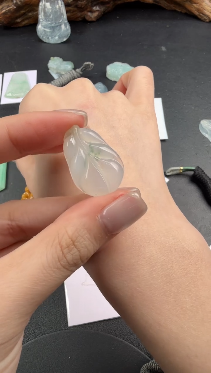 吊坠(不含链)未镶嵌翡翠翡翠饰品-347