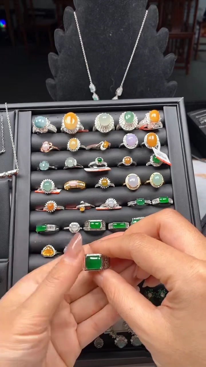 合金戒指翡翠17   