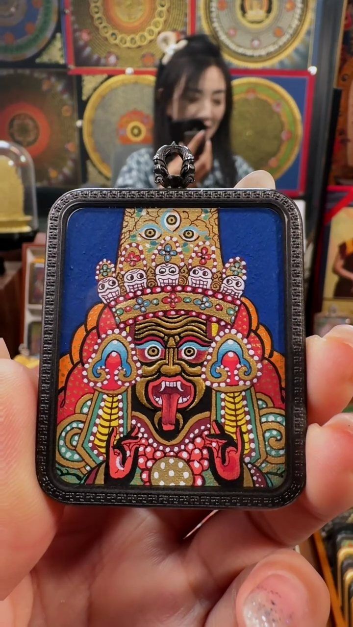 【闪购商品】吊坠  壹善缘城手绘唐卡新春大促扎基