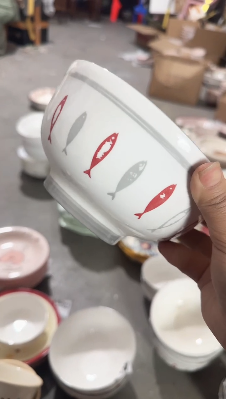 【6.5寸★2个】黑点针眼属正常陶瓷都有介意慎拍微瑕破损包赔