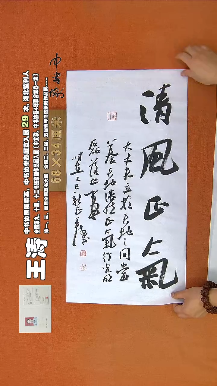 【闪购商品】书法799a王涛书法作品