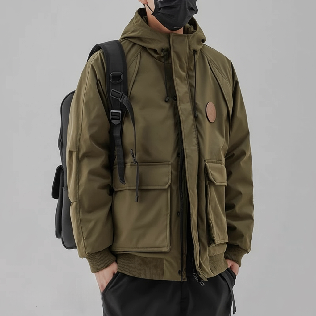 9008 冬季防寒保暖男士2025时尚潮流休闲孤品断码剪标棉衣外套