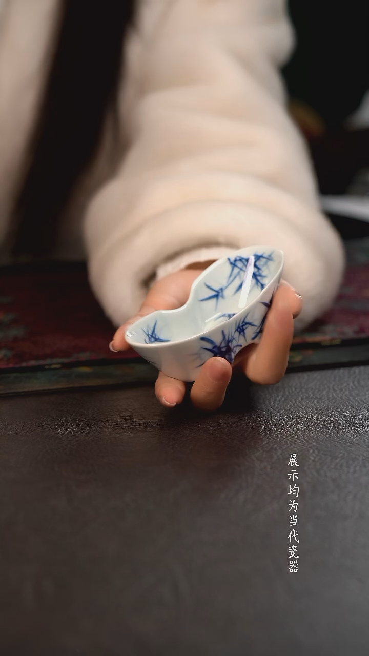 厚力煊竹影元宝茶则