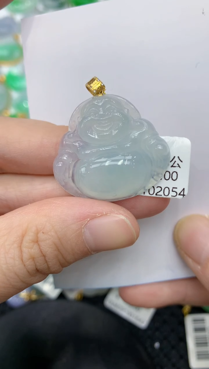 【闪购商品】翡翠颈饰18K金镶嵌11111111