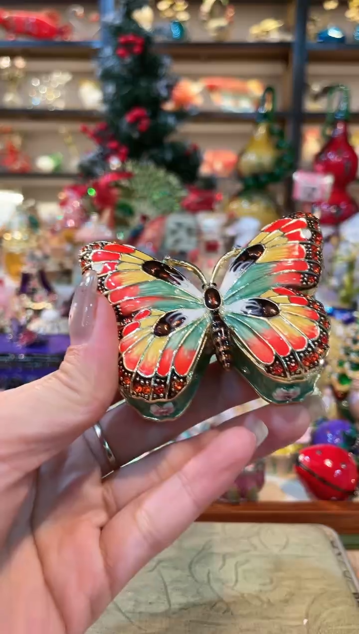 【闪购商品】 珐琅彩精致首饰盒