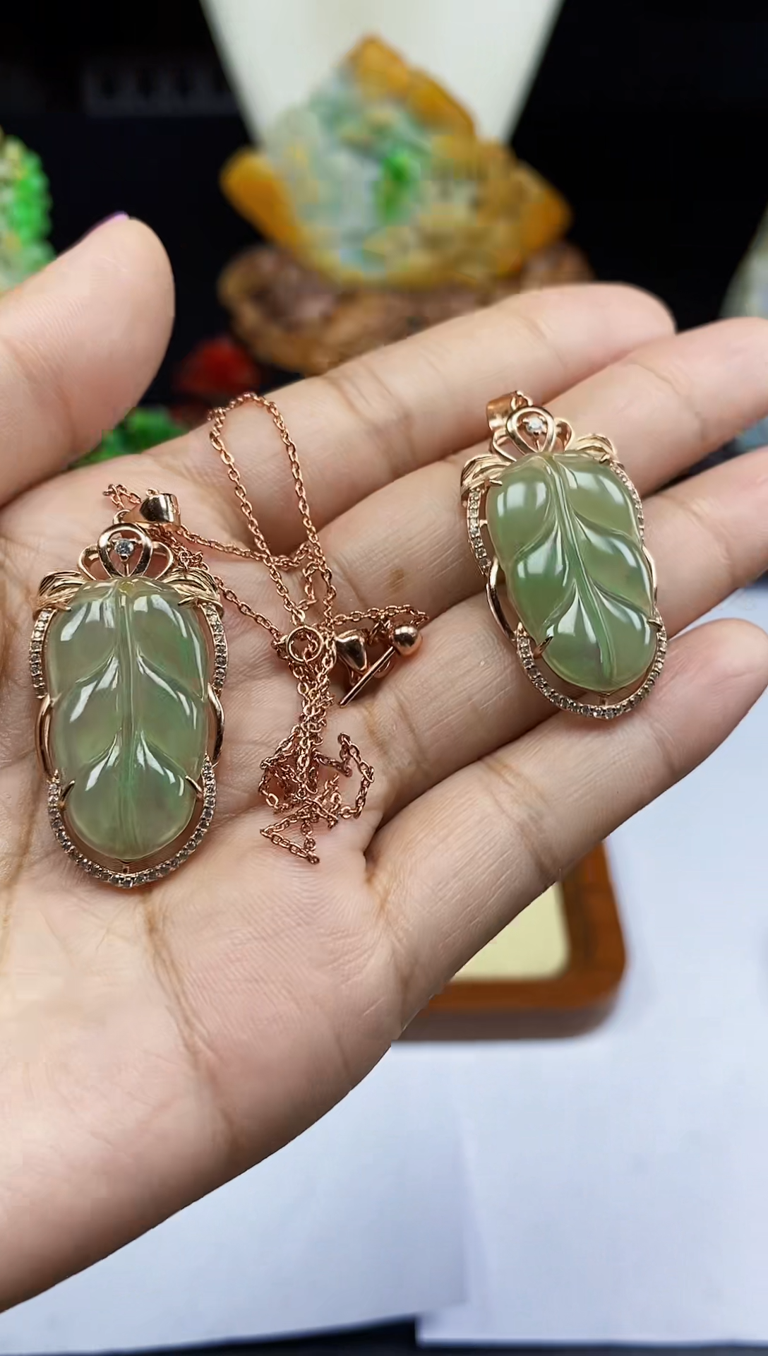 【闪购商品】翡翠颈饰未镶嵌翡翠A货多样发