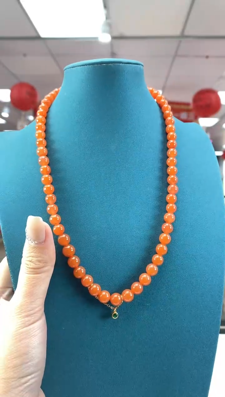 【闪购商品】南红玛瑙项链未镶嵌多样性发一件
