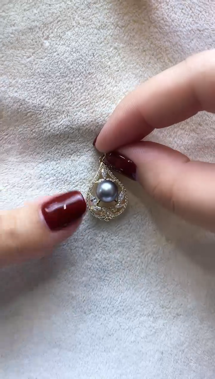 【闪购商品】海水珍珠颈饰未镶嵌大溪地吊坠