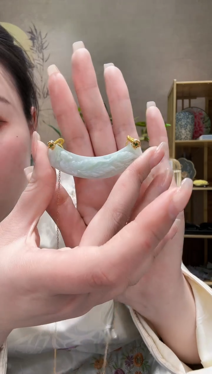 【闪购商品】翡翠耳饰未镶嵌吊坠