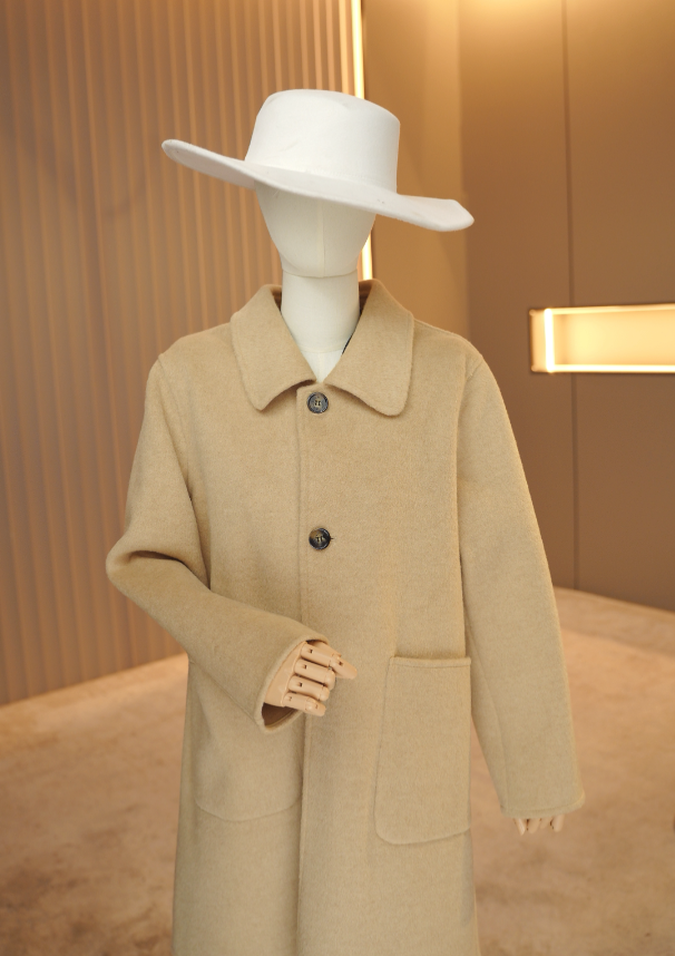 毛呢大衣气质长款时尚女春秋呢子外套