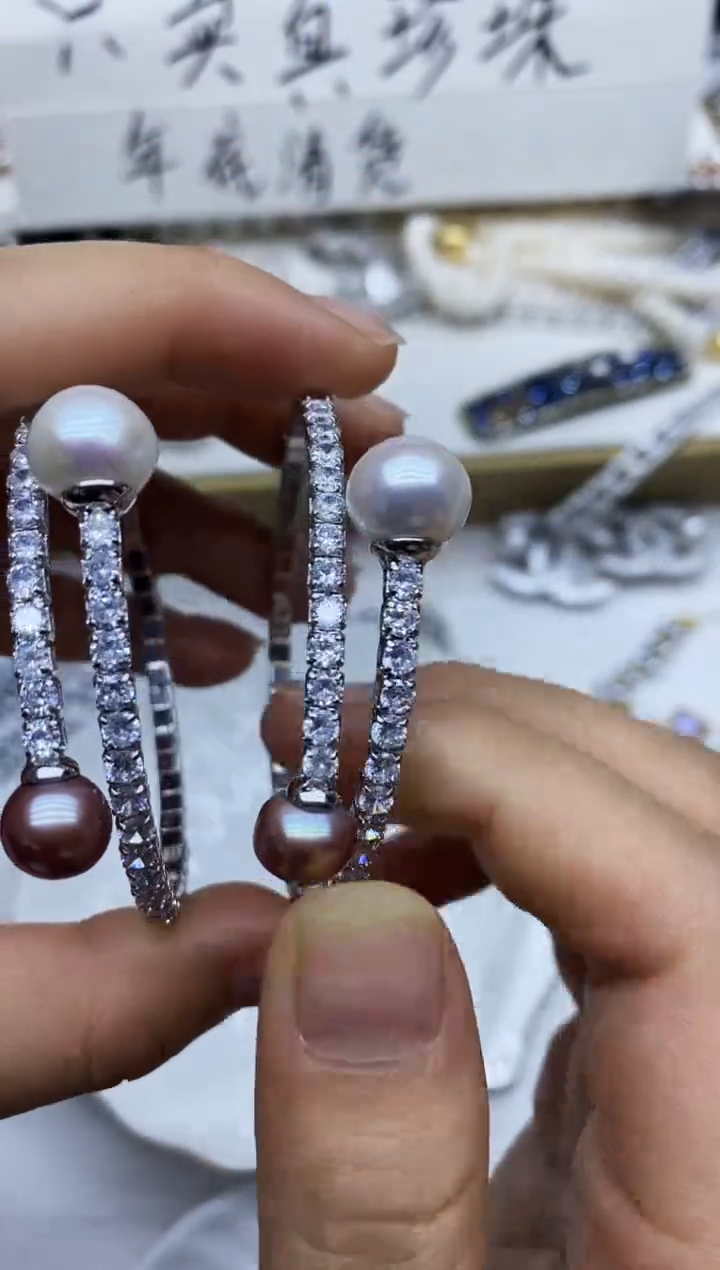 未镶嵌手镯淡水珍珠手镯多样性发其一