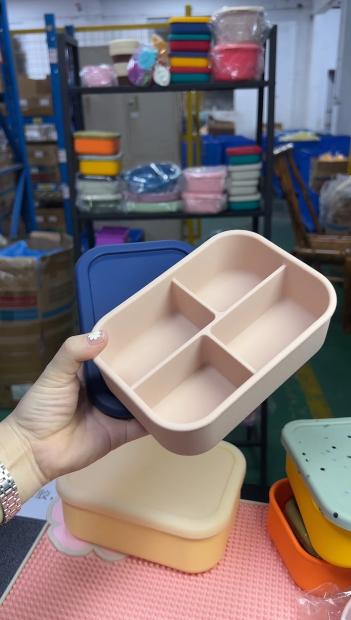 700ML  4格  粉底蓝盖  不带排气