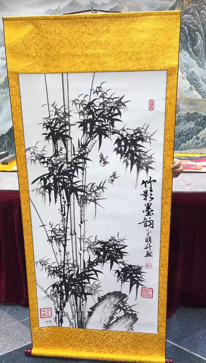 书法陈明升-竹影墨韵1111111