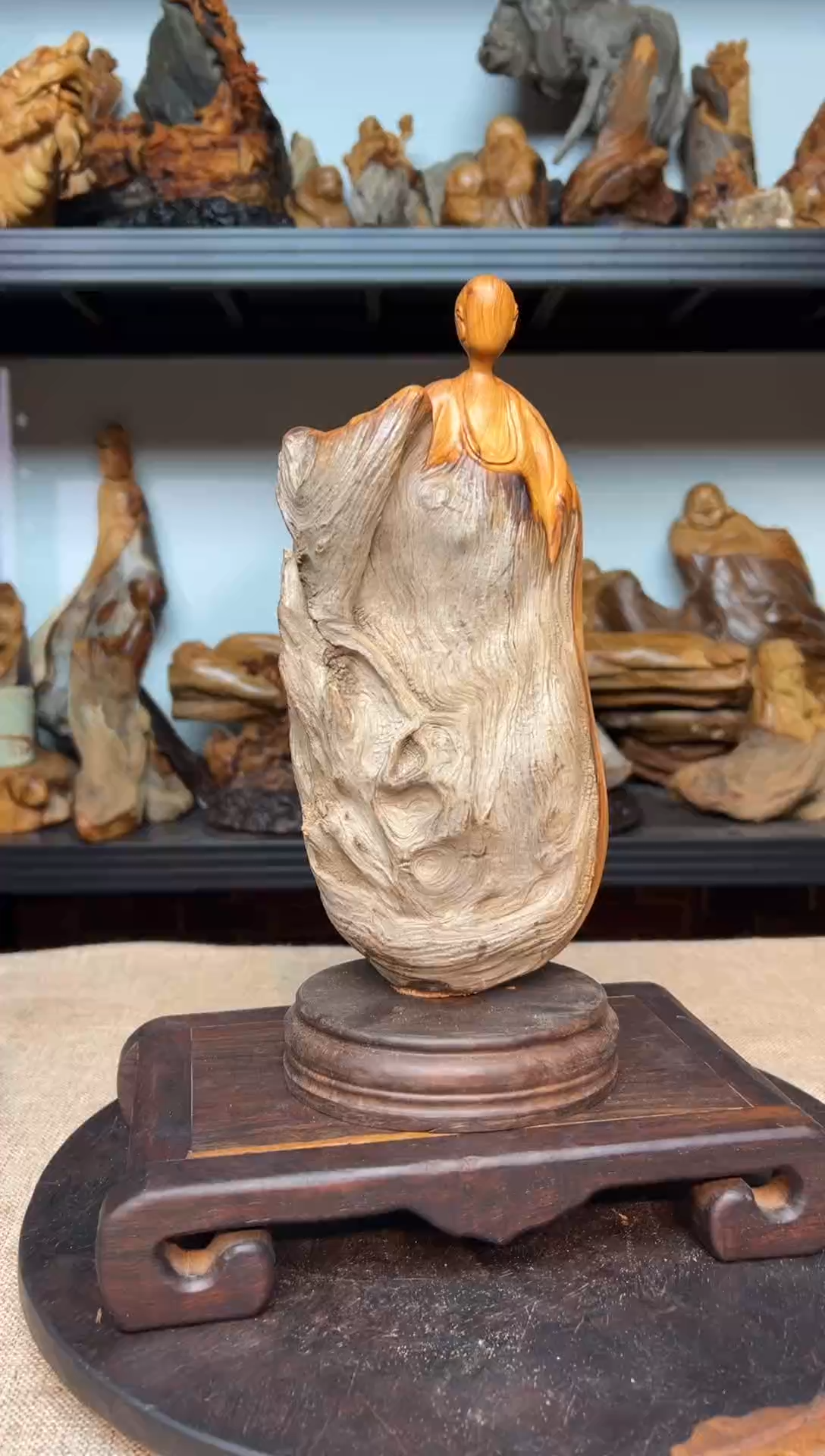 柏木（崖柏）崖柏雕刻件