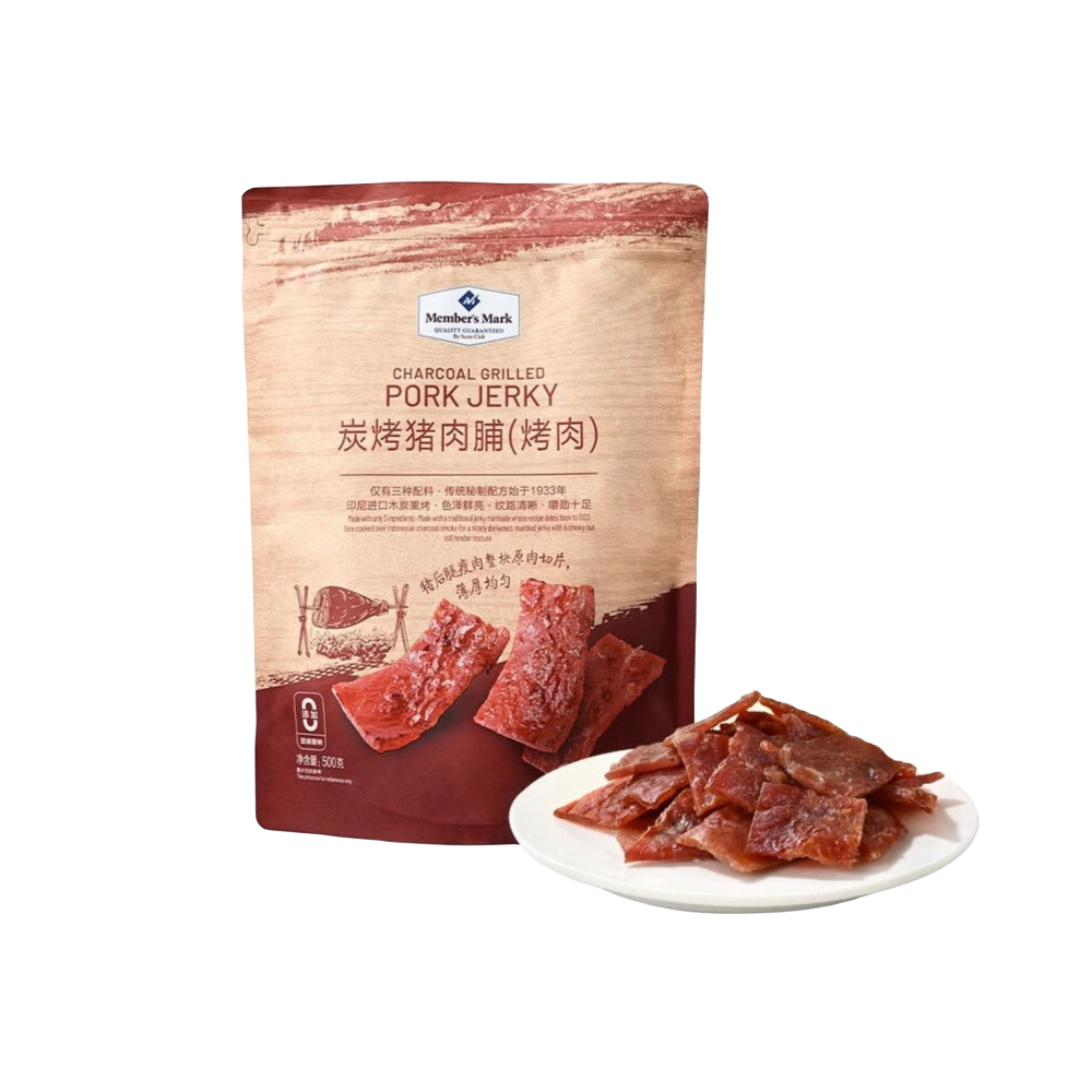 山姆炭烤猪肉脯烤肉味 500g