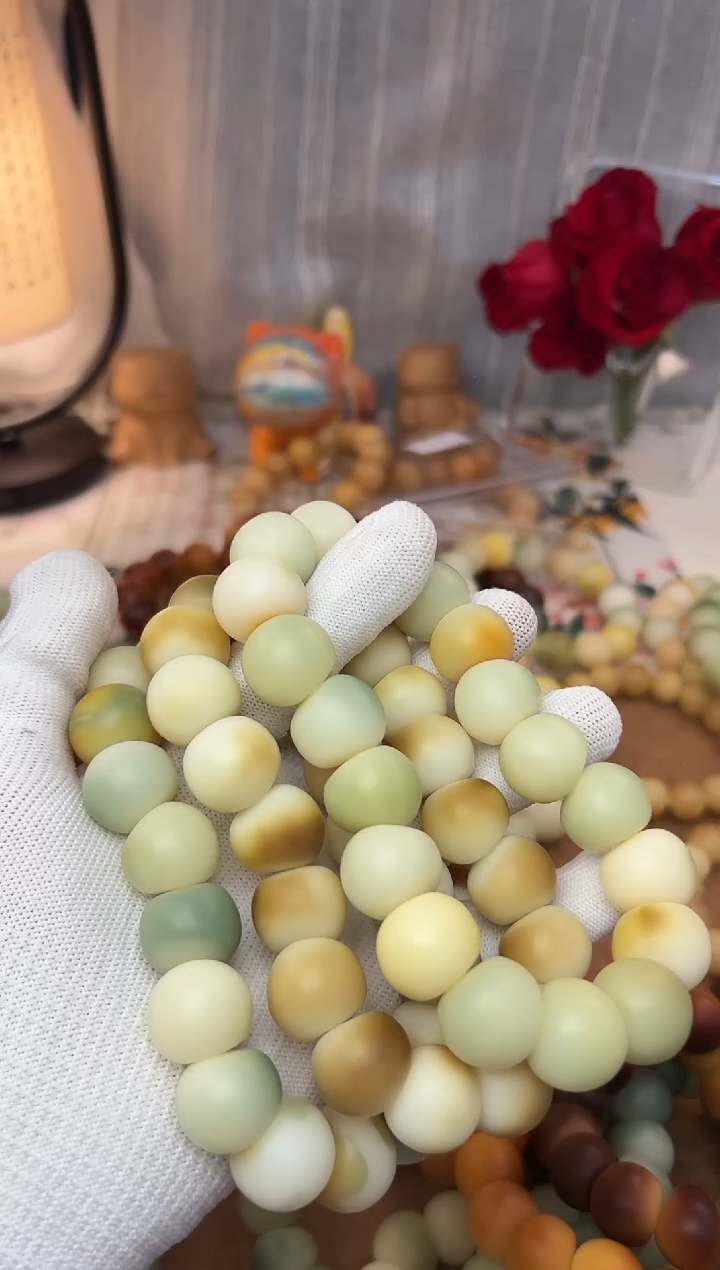 菩提根/象牙果吊坠18干磨落地果大肠发一条2433