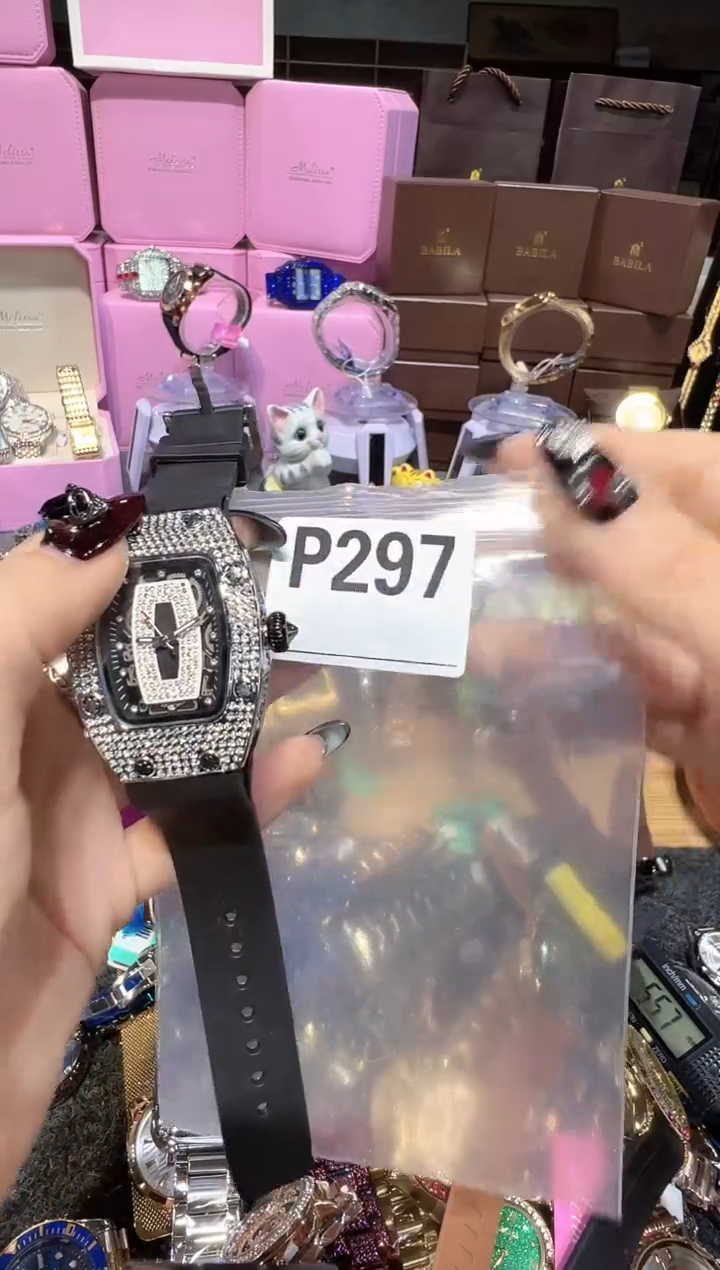 石英机芯不锈钢不锈钢直播定闪专用