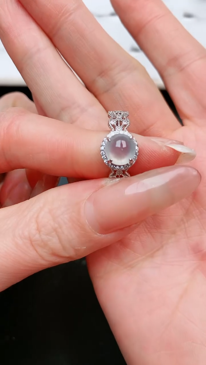 【闪购商品】翡翠戒指银S925镶嵌......