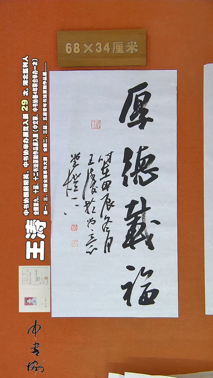 【闪购商品】书法735王涛书法作品