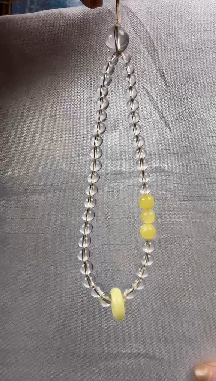 未镶嵌手链水晶天然手机链