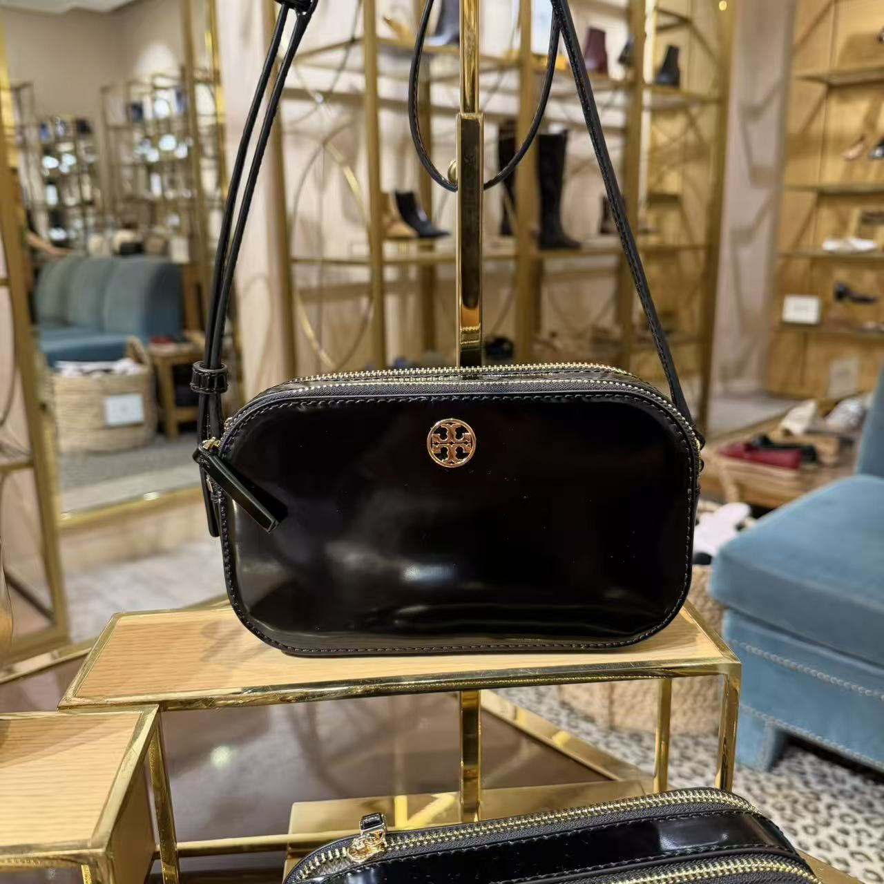 TORY BURCH 汤丽柏琦 Britten 斜挎包相机包 19.5*11*6CM
