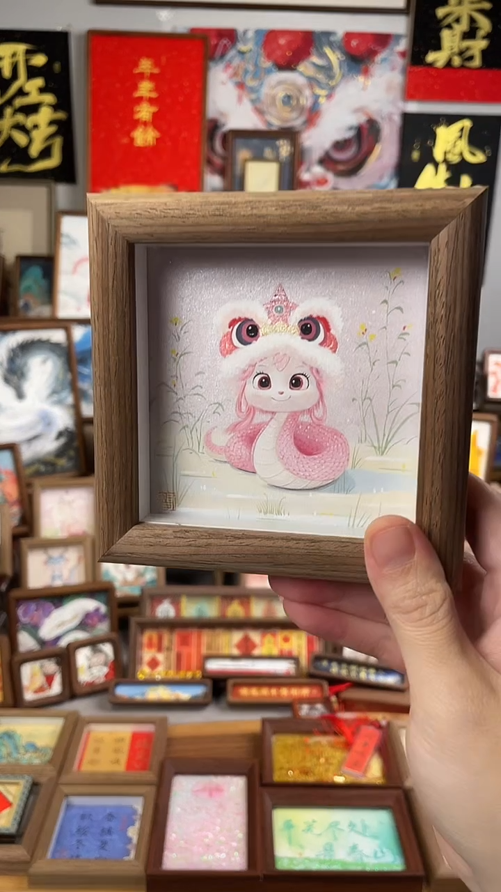 国画纯手绘书法绘画作品