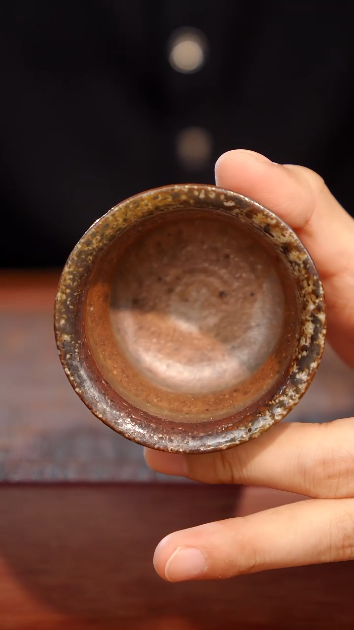 陶瓷奢瓷/瑞寅柴烧茶器（杯子）0396 微瑕
