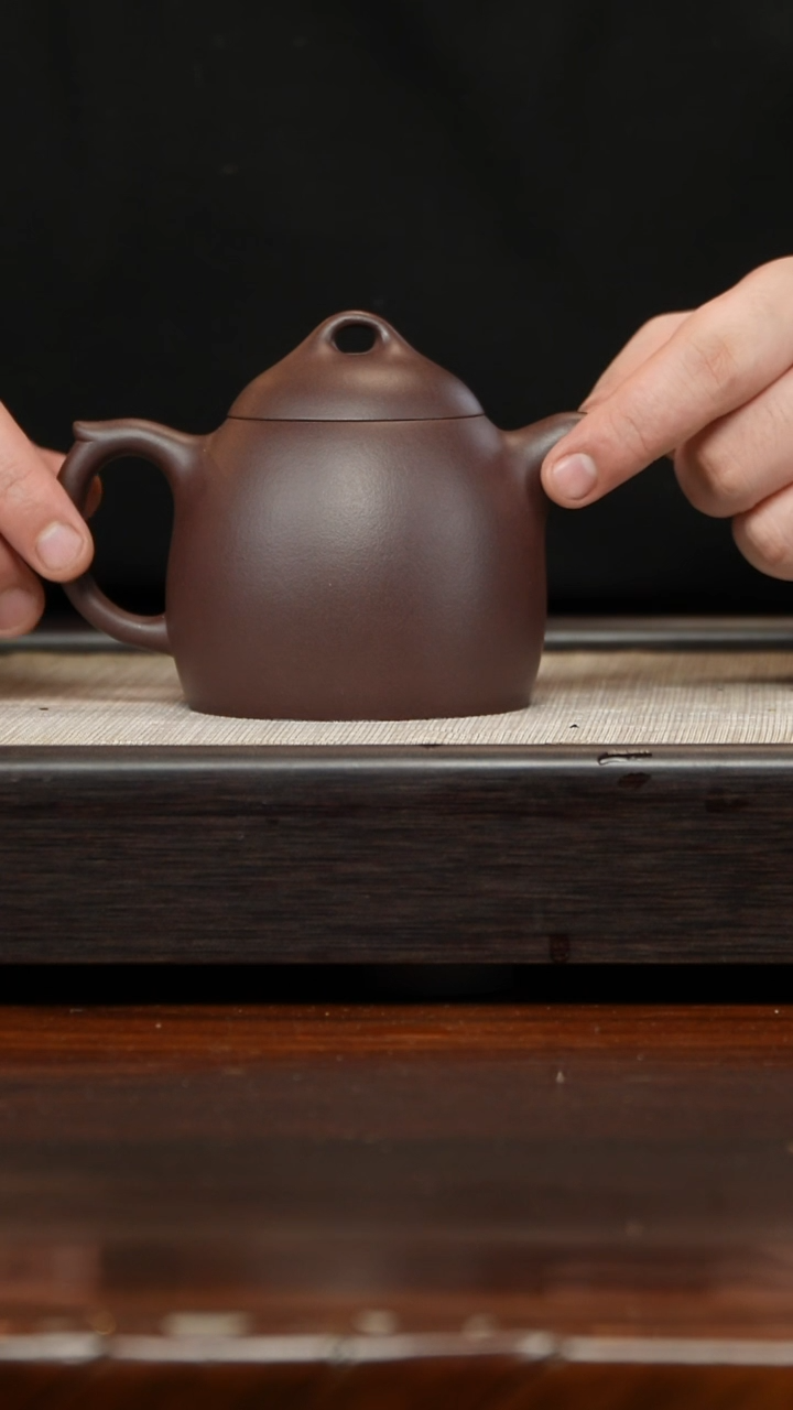 【闪购商品】紫砂茶壶紫泥大秦权