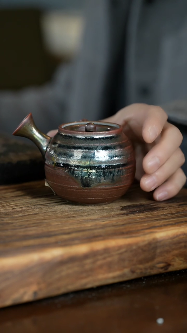 【闪购商品】浪鬼柴烧禅寂系列壶