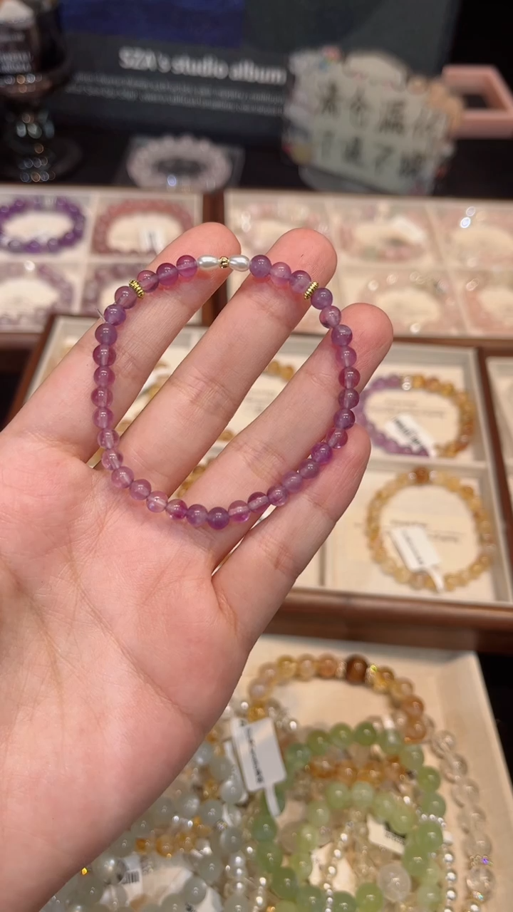 未镶嵌手链水晶       