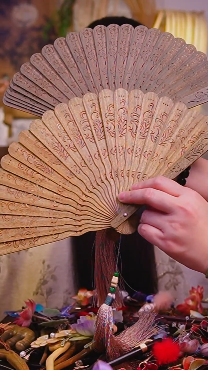 木原创设计定制组合木扇