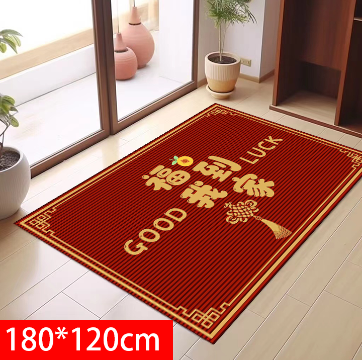 【硅藻泥】180*120双开入户门垫 家用多功能吸水防滑地垫-福到我家