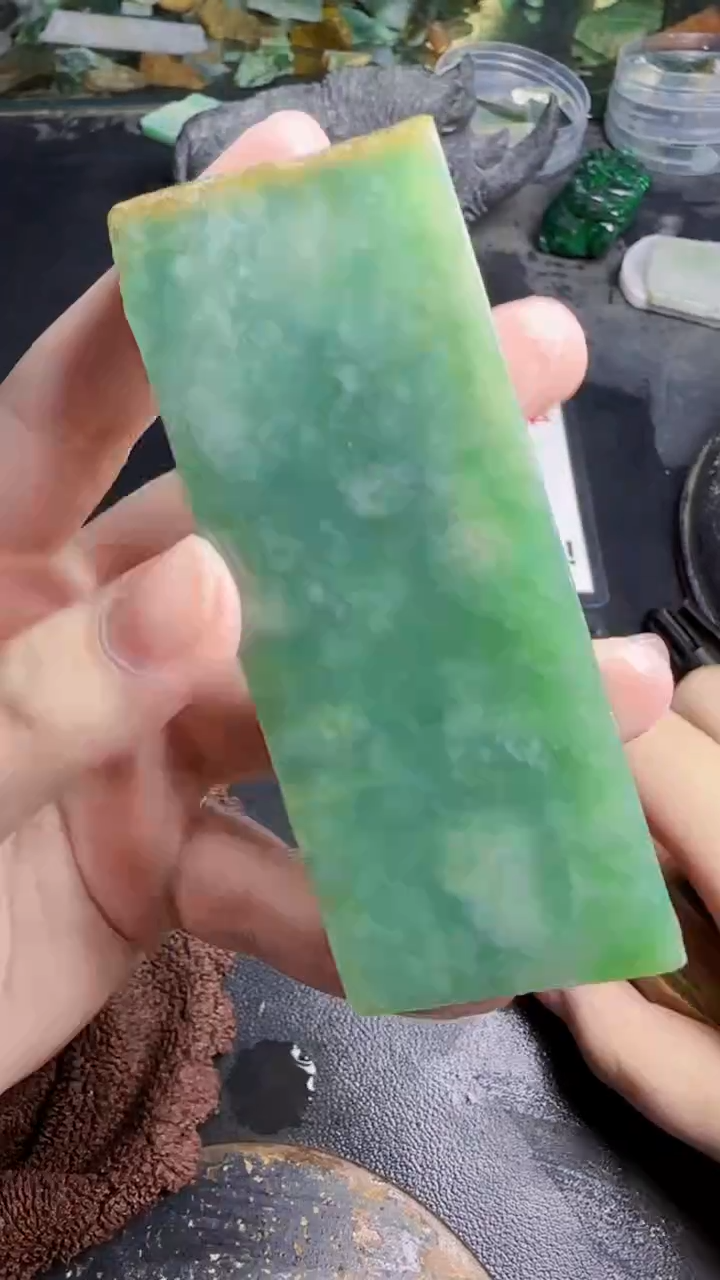 未镶嵌挂件翡翠老*:天然翡翠109