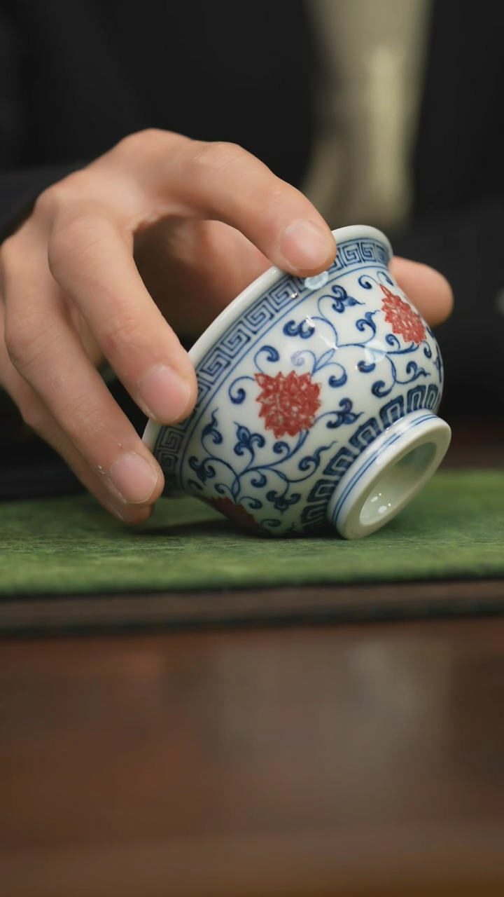 【闪购商品】杯柴窑青花破价福利