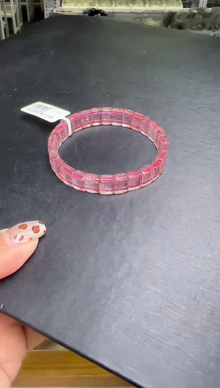 未镶嵌手串水晶金草莓手牌 15-18g JP54385 