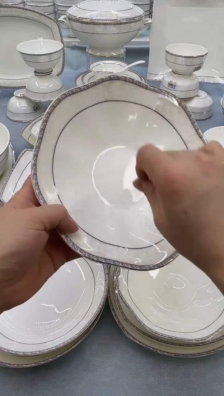 骨瓷玲珑8菊花2个 