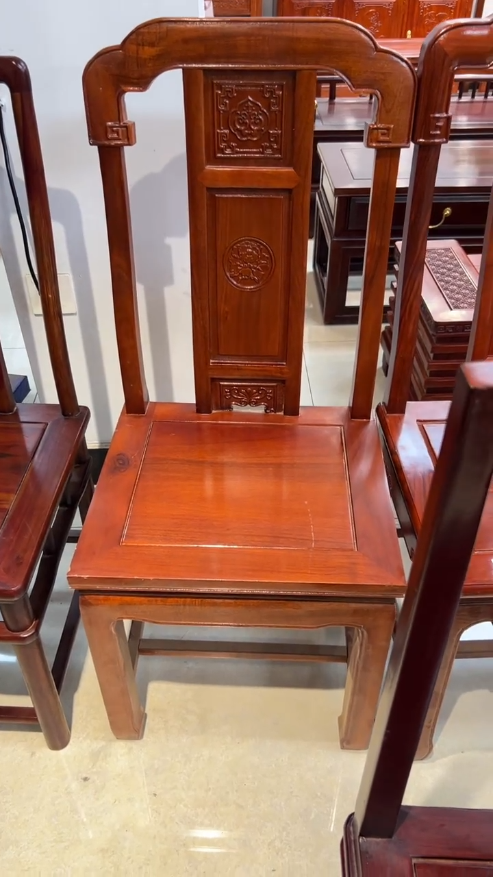 【闪购商品】花梨木类家具6条福利款餐椅