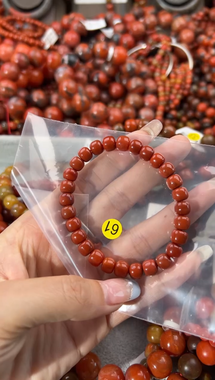 未镶嵌手串南红玛瑙7+