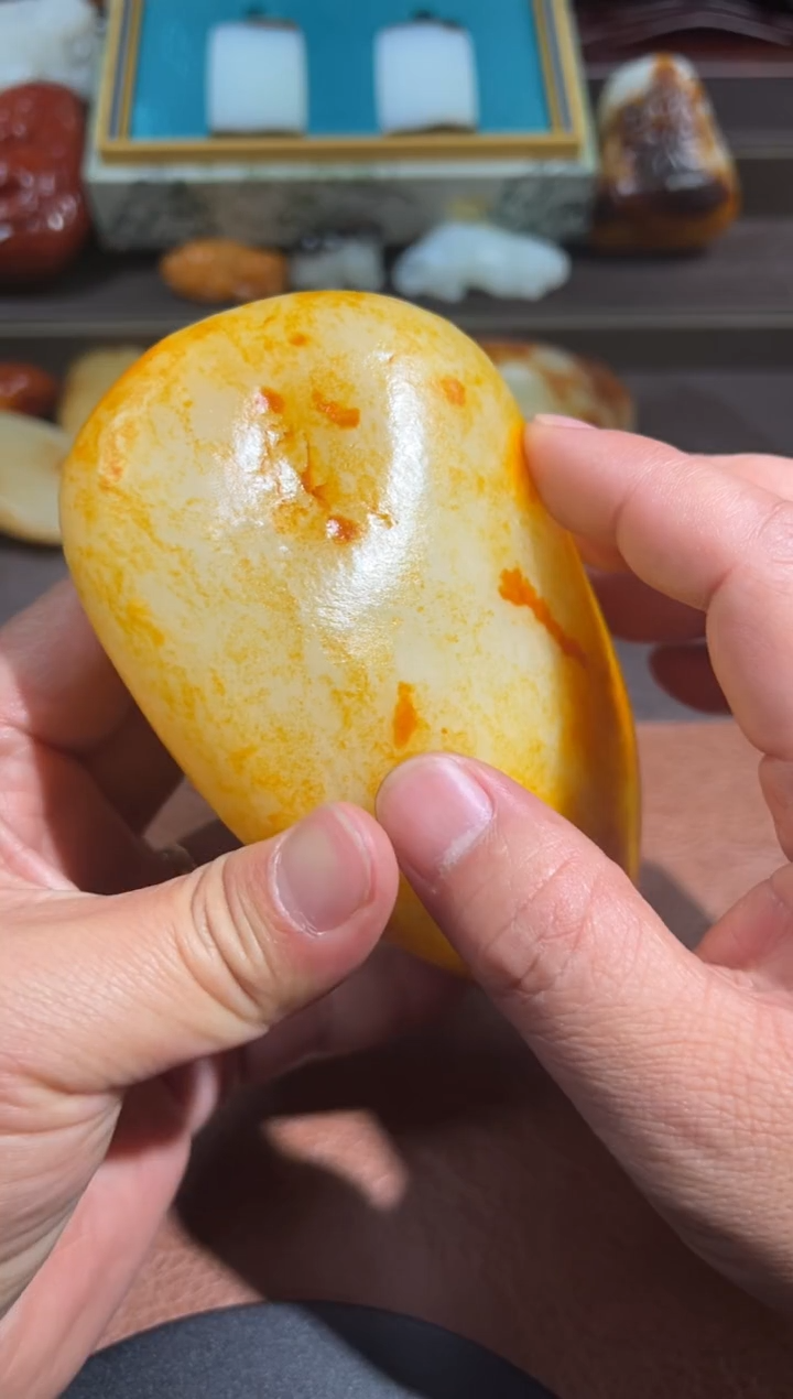 未镶嵌和田玉摆件秋****.和田玉