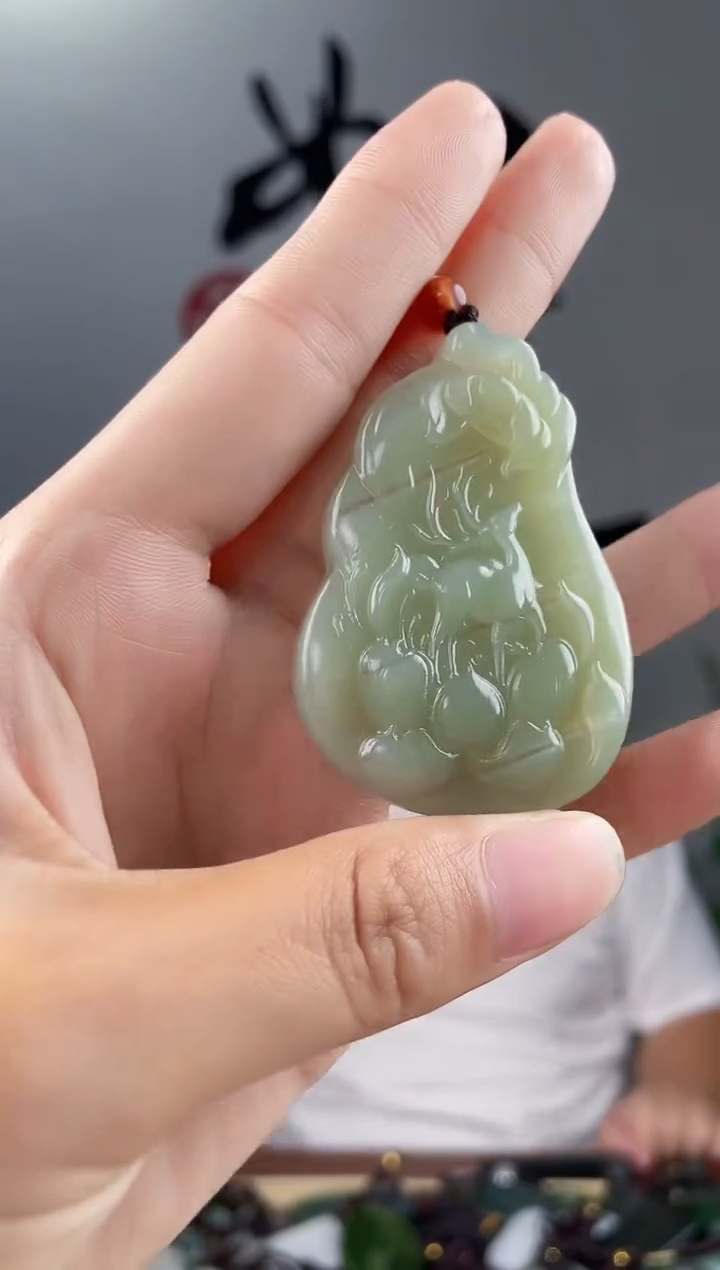 和田玉未镶嵌颈饰拍一发一，多样性发货