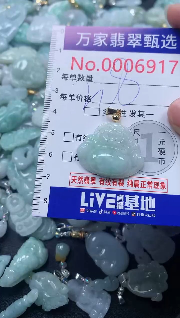 颈饰未镶嵌翡翠6917