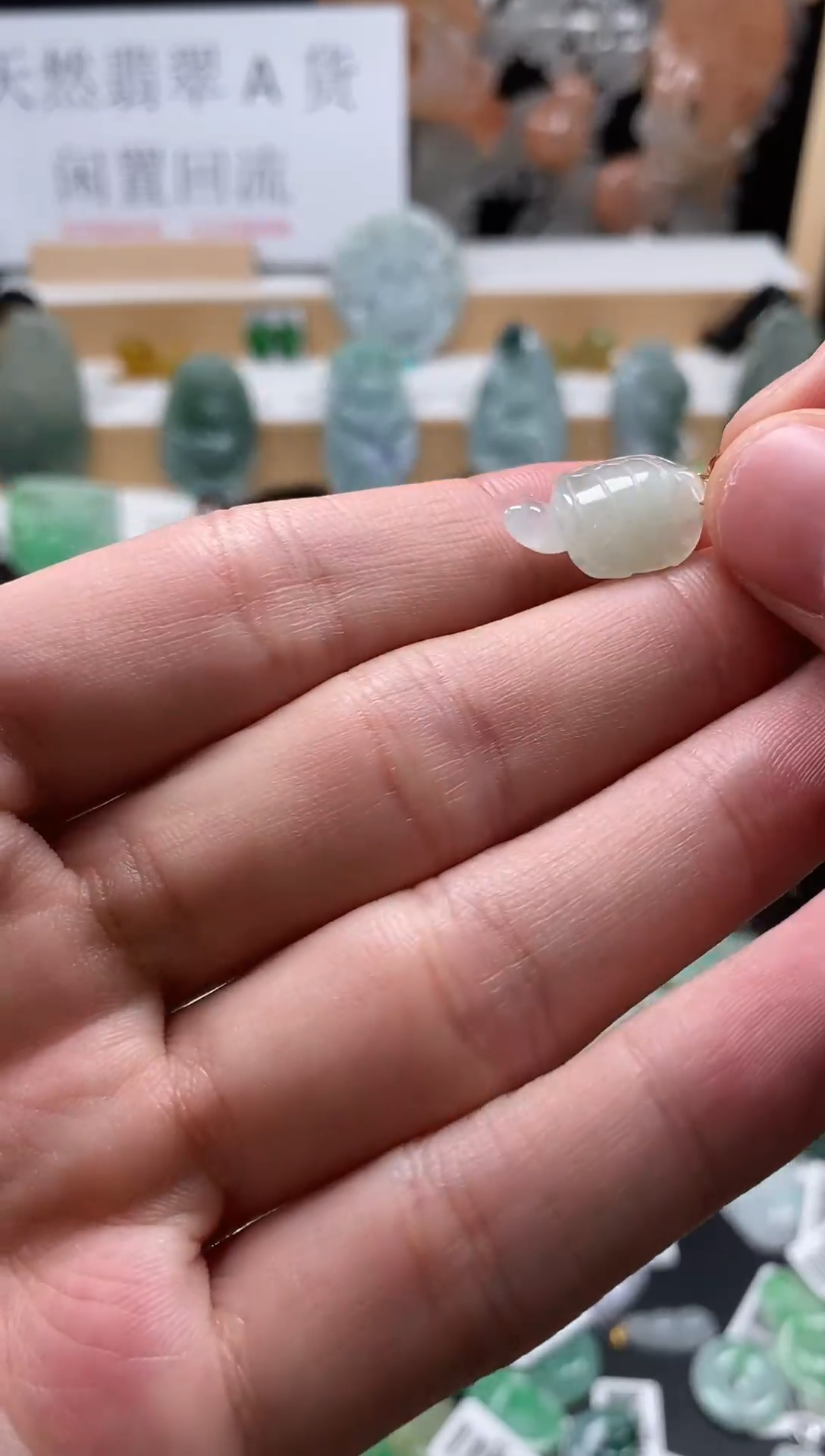 【闪购商品】翡翠颈饰未镶嵌69乌龟