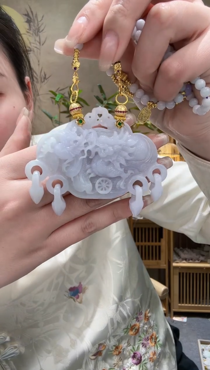 【闪购商品】翡翠耳饰未镶嵌吊坠