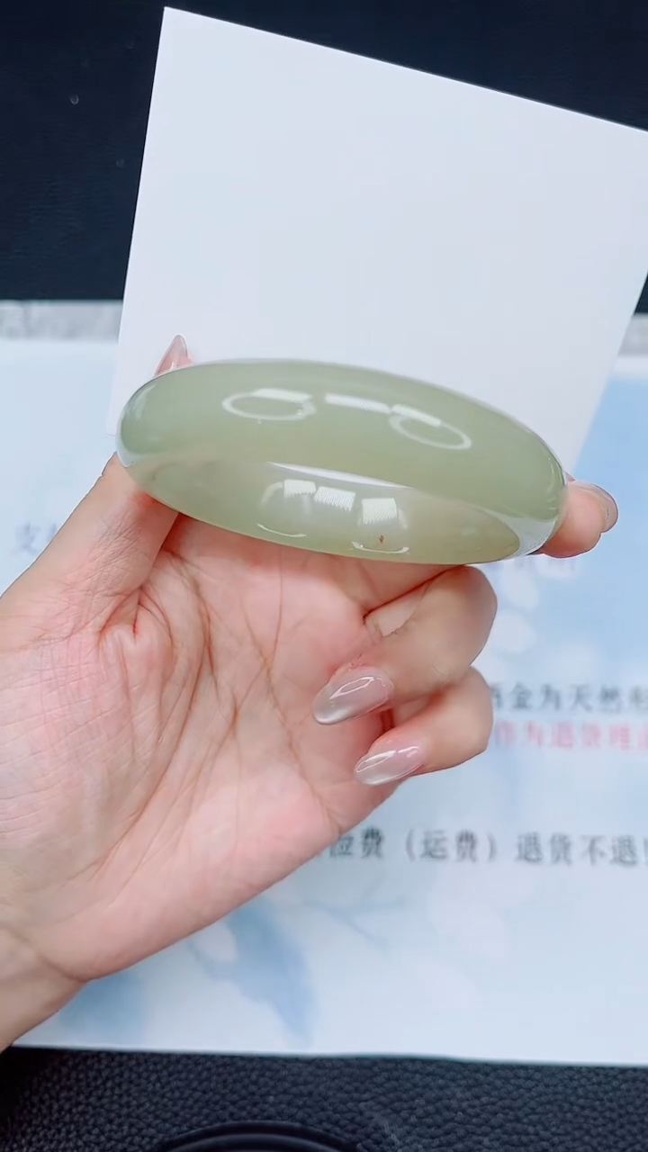 未镶嵌手镯石英质玉123-53