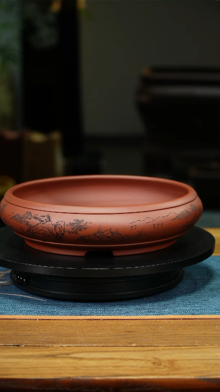 ଲ****唐精品兰花盆紫砂精品